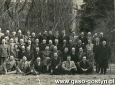 9273.Zjazd mysliwych powiatu gostynskiego w Prezydium Powiatowej rady Narodowej w Gostyniu (1950 r.)