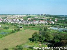 9282.Gostyn - widok z wiezy kosciola farnego (1993 r.).JPG