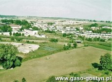 9283.Gostyn - widok z wiezy kosciola farnego (1993 r.).JPG