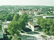 9287.Gostyn - widok z wiezy kosciola farnego (1993 r.).JPG