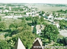 9288.Gostyn - widok z wiezy kosciola farnego (1993 r.).JPG