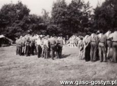 930.Oboz harcerski ucznow gostynskiej Szkoly Podstawowej nr 2 w Milkowie kolo Karpacza (1969 r.)