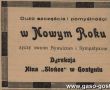 935. Zyczenia noworoczne z Oredownika Gostynskiego (Gostyn, 1938 r.)