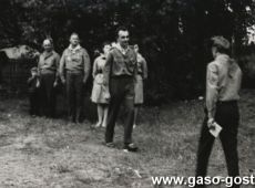 9371.Oboz Hufca Gostyn nad Jeziorem Stradunskim (w poblizu miejscowosci Stradun i Smolarnia) niedaleko Trzcianki (3-24 lipca 1965 r.)