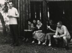 9372.Oboz Hufca Gostyn nad Jeziorem Stradunskim (w poblizu miejscowosci Stradun i Smolarnia) niedaleko Trzcianki (3-24 lipca 1965 r.)