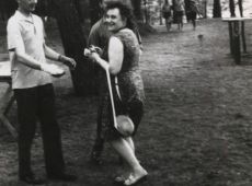 9373.Oboz Hufca Gostyn nad Jeziorem Stradunskim (w poblizu miejscowosci Stradun i Smolarnia) niedaleko Trzcianki (3-24 lipca 1965 r.)