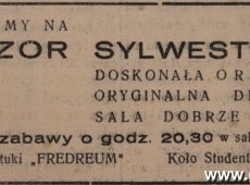 941. Zaproszenie na wieczor sylwestrowy (Gostyn, 1938 r.)