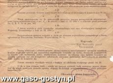 946.Zarzadzenie o zapobieganiu, powstawaniu i rozszerzaniu sie pozarow w budynkach na obszarze wojewodztwa poznanskiego (w dolnym rogu pieczec Jana Zimnego-mistrza kominiarskiego z Piaskow (1947 r.)