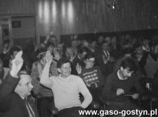 984.Zebranie sprawozdawczo-wyborcze MZKS Kania Gostyn (sala kregielni KS Start w Gostyniu, 1984 r.).JPG