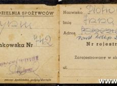 988.Legitymacja czlonkowska Powszechnej Spoldzielni Spozywcow w Gostyniu (1955 r.)