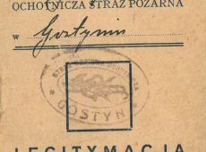 992.Legitymacja czlonkowska Ochotniczej Strazy Pozarnej w Gostyniu (1935 r.)