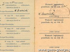 995.Legitymacja czlonkowska Ochotniczej Strazy Pozarnej w Gostyniu (1935 r.)
