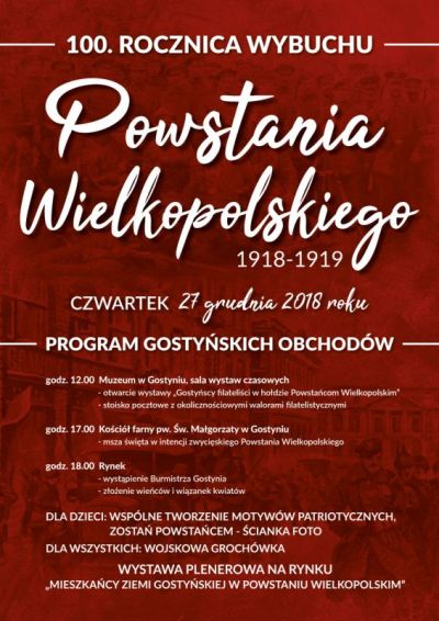 Plakat Powstanie Wielkopolskie