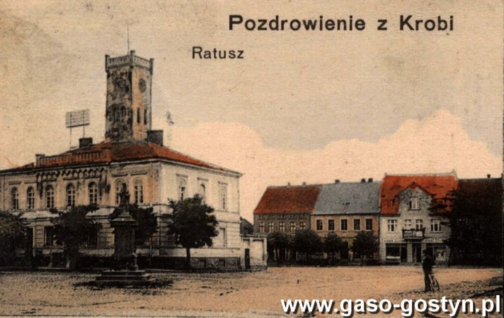 Krobia na początku ubiegłego wieku - GaSo - archiwalne zdjęcia Gostynia